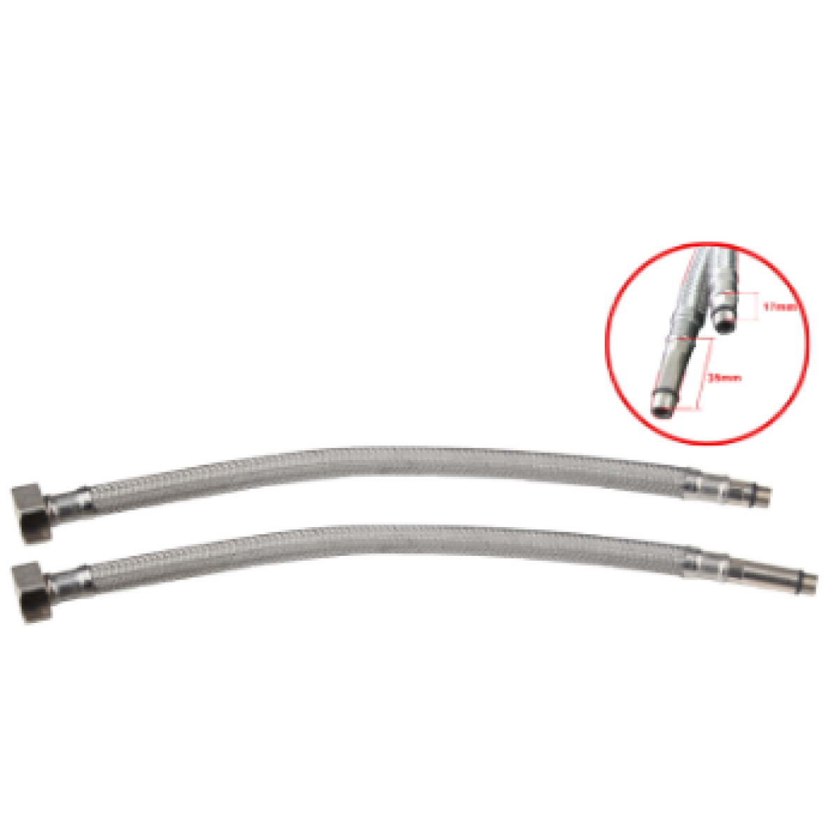 Racord Flexibil Baterie Inox L=500mm 1/2