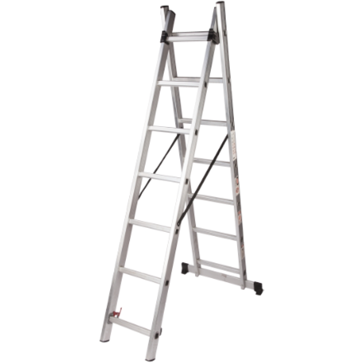 Scara din Aluminiu ETS cu 3 tronsoane, 9 trepte, si 590cm inaltime