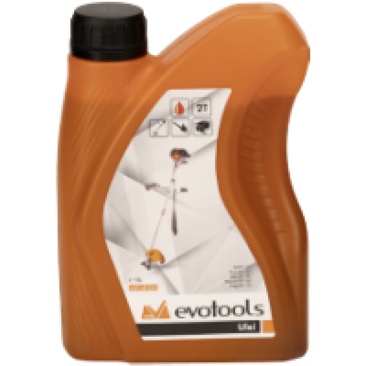 Ulei 2T 2047 TMU rosu de amestec pentru motoferastraie, motocositoare, generatoare, Evotools Plus, 1 l
