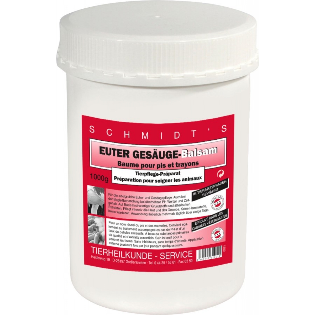 Balsam pentru uger si mameloane Euter 1kg
