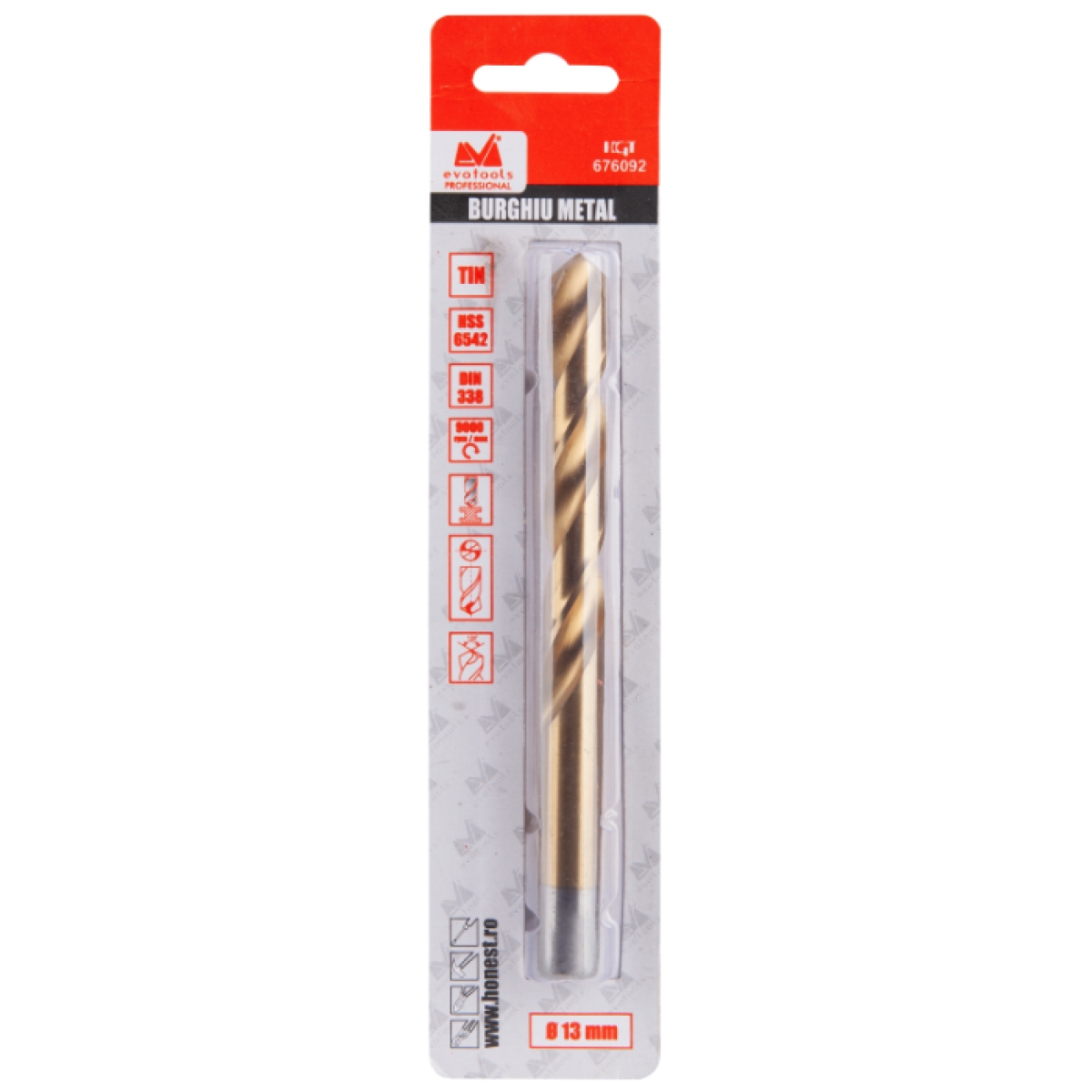 Burghiu Metal HSS 6542 Titanat  5.5X93 mm 