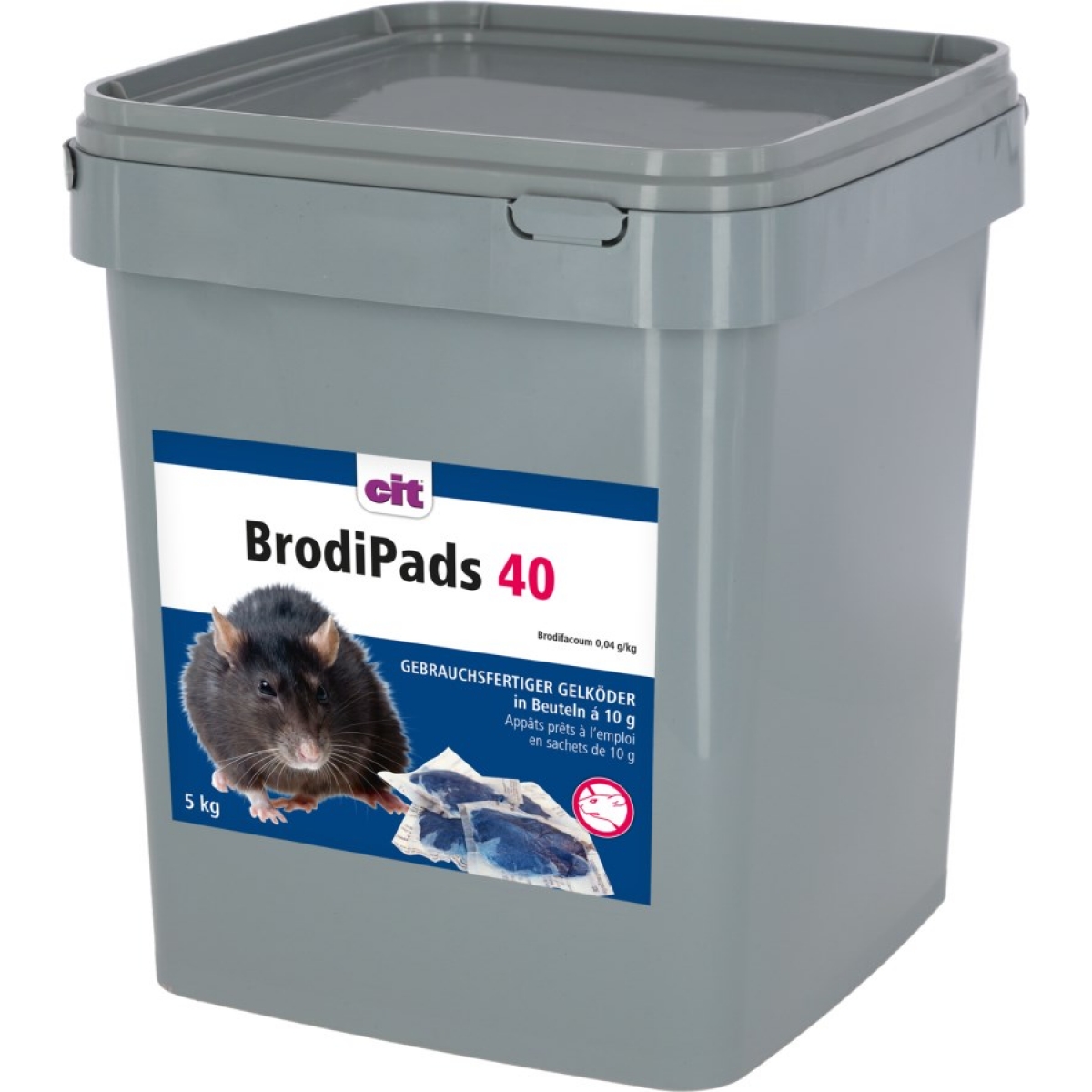 Momeala soareci BrodiPads 40, 5kg