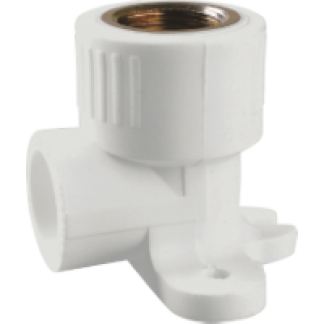  Cot PPR Filet Interior Alama cu Flansa EvoSanitary / D[mm]: 20; Df[inch]: 1/2