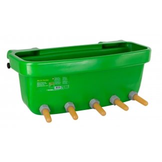 Hranitoare  vitei cu 5 posturi cu tetina din latex