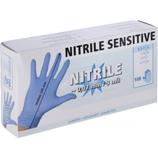 Manusi nitril sensitive